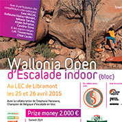 Wallonia Open d'escalade indoor