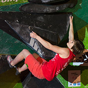 Chloé Caulier, 4th at the Climbing Works International Festival