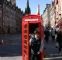 Phone booth in Edimburgh